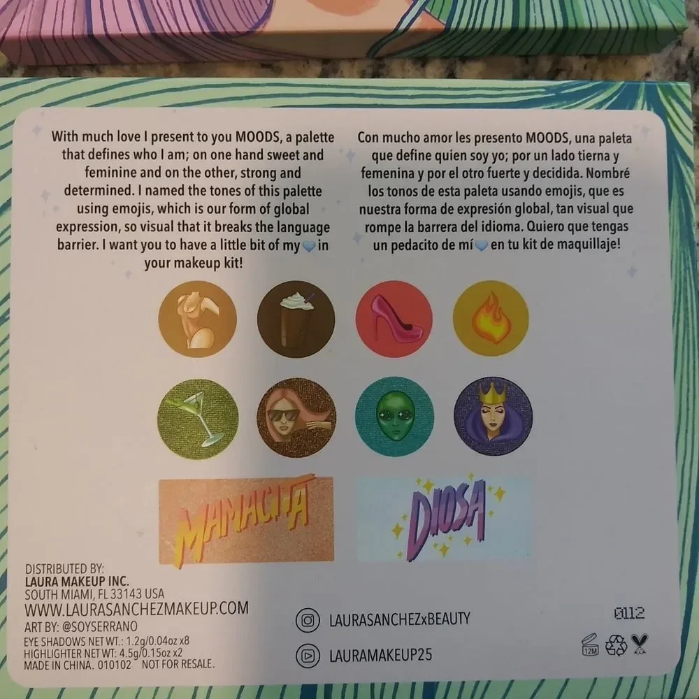 Laura Sanchez Moods Eyeshadow Palette